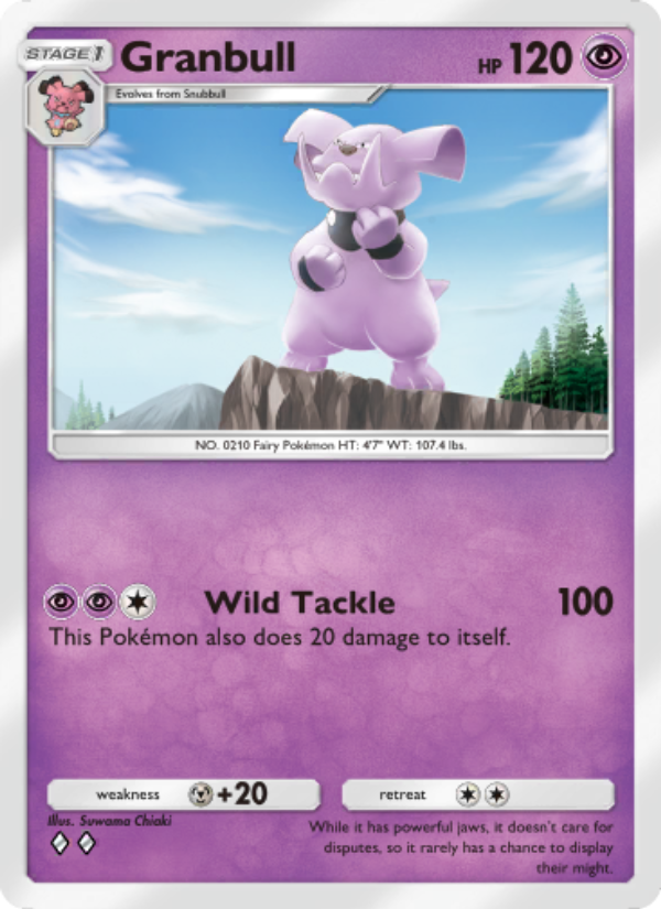 Granbull 089/241 — Wisdom of Sea and Sky (English Pokémon TCG card)