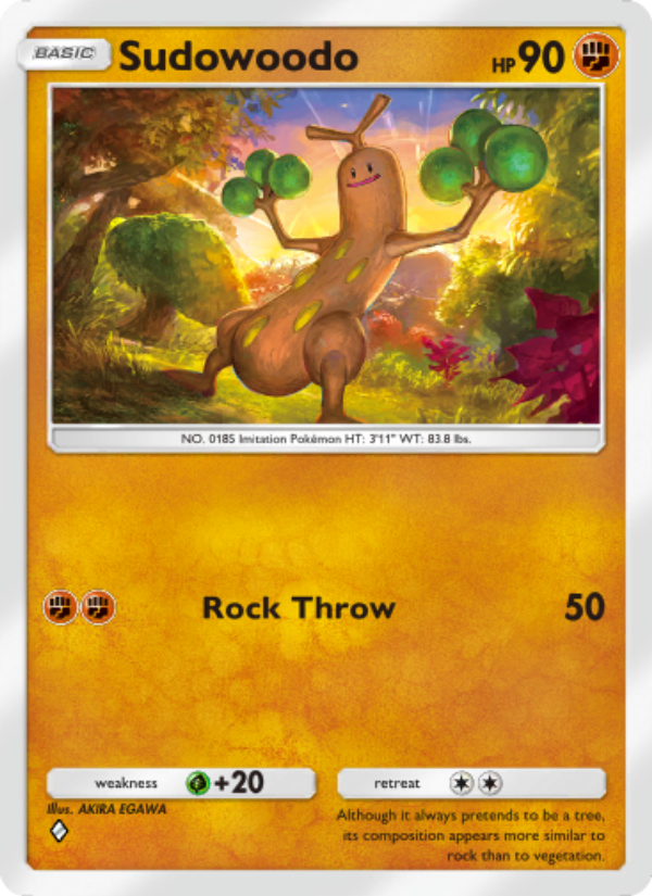 Sudowoodo 093/241 — Wisdom of Sea and Sky (English Pokémon TCG card)