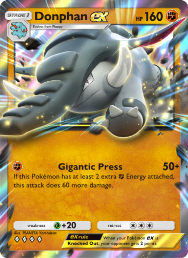 Donphan ex 100/241 — Wisdom of Sea and Sky (English Pokémon TCG card)