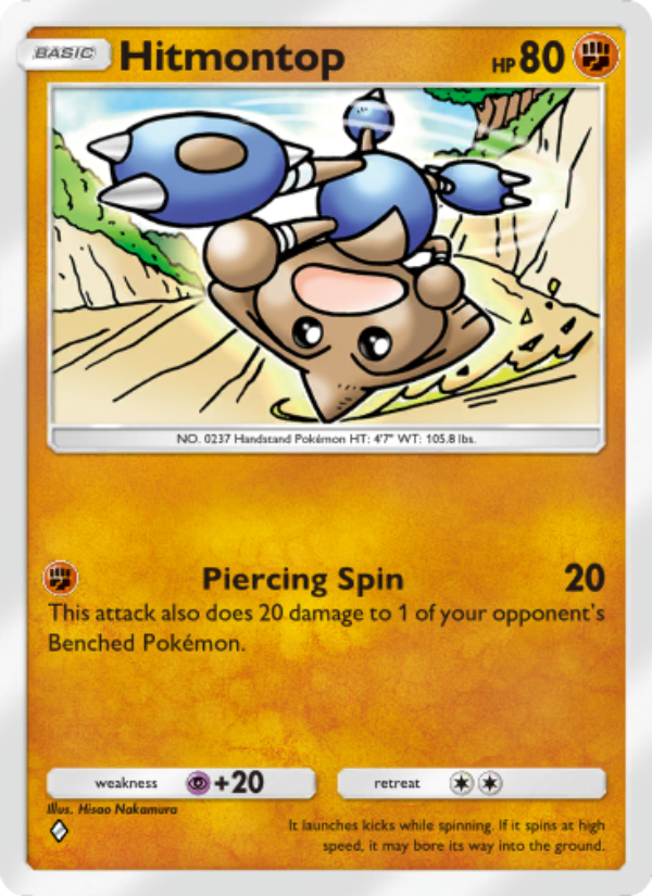 Hitmontop 102/241 — Wisdom of Sea and Sky (English Pokémon TCG card)