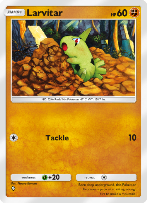 Larvitar 103/241 — Wisdom of Sea and Sky (English Pokémon TCG card)