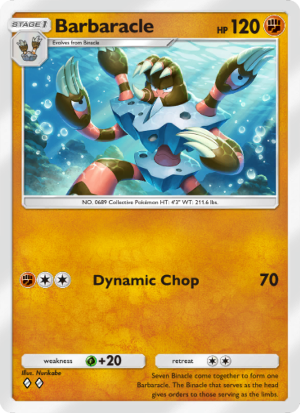 Barbaracle 106/241 — Wisdom of Sea and Sky (English Pokémon TCG card)