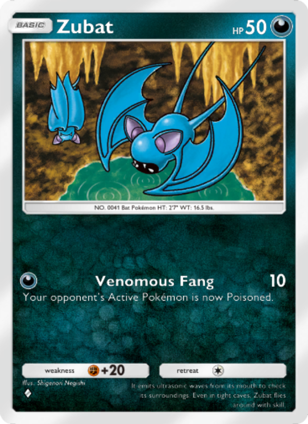 Zubat 107/241 — Wisdom of Sea and Sky (English Pokémon TCG card)