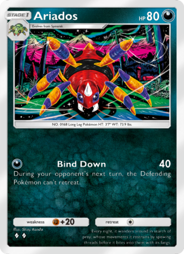 Ariados 111/241 — Wisdom of Sea and Sky (English Pokémon TCG card)