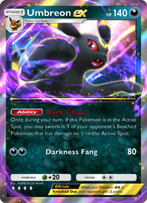Umbreon ex 112/241 — Wisdom of Sea and Sky (English Pokémon TCG card)