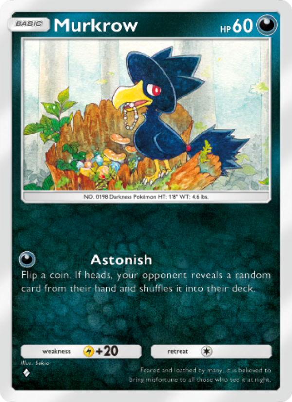 Murkrow 113/241 — Wisdom of Sea and Sky (English Pokémon TCG card)