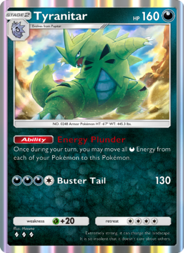 Tyranitar 119/241 — Wisdom of Sea and Sky (English Pokémon TCG card)