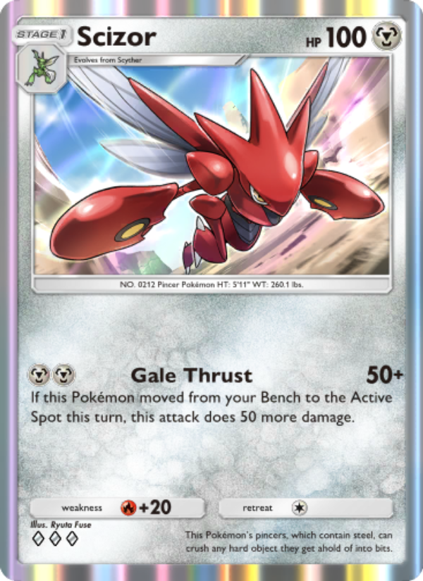 Scizor 123/241 — Wisdom of Sea and Sky (English Pokémon TCG card)
