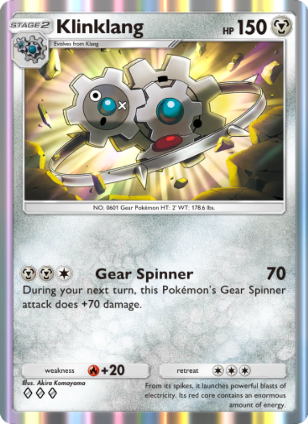 Klinklang 128/241 — Wisdom of Sea and Sky (English Pokémon TCG card)