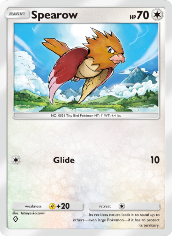 Spearow 129/241 — Wisdom of Sea and Sky (English Pokémon TCG card)