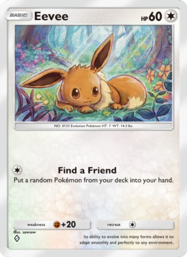 Eevee 134/241 — Wisdom of Sea and Sky (English Pokémon TCG card)
