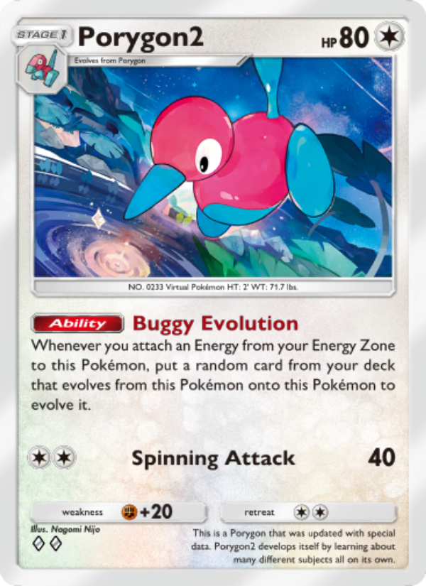 Porygon2 136/241 — Wisdom of Sea and Sky (English Pokémon TCG card)