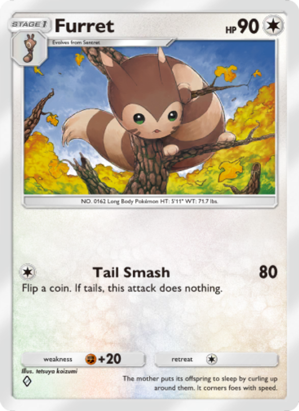 Furret 139/241 — Wisdom of Sea and Sky (English Pokémon TCG card)