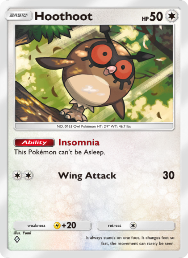 Hoothoot 140/241 — Wisdom of Sea and Sky (English Pokémon TCG card)