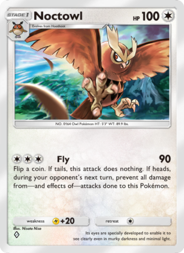 Noctowl 141/241 — Wisdom of Sea and Sky (English Pokémon TCG card)
