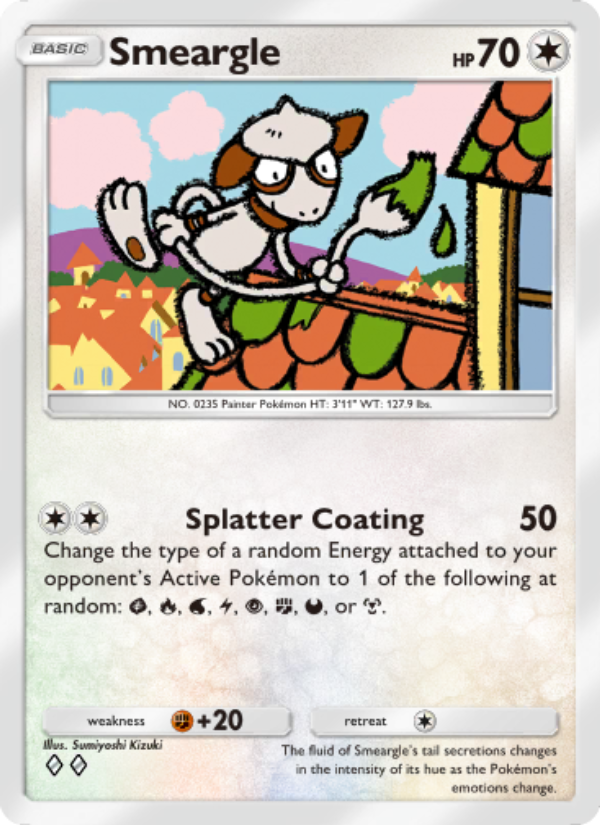 Smeargle 148/241 — Wisdom of Sea and Sky (English Pokémon TCG card)