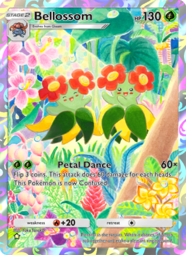 Bellossom 163/241 — Wisdom of Sea and Sky (English Pokémon TCG card)