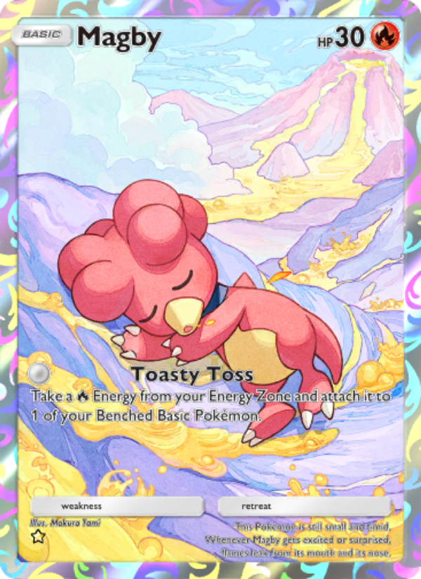Magby 166/241 — Wisdom of Sea and Sky (English Pokémon TCG card)