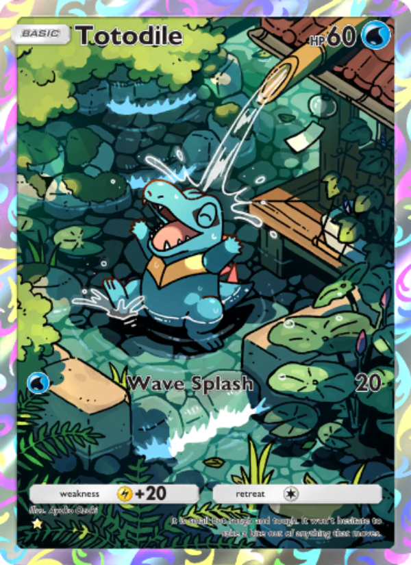 Totodile 167/241 — Wisdom of Sea and Sky (English Pokémon TCG card)