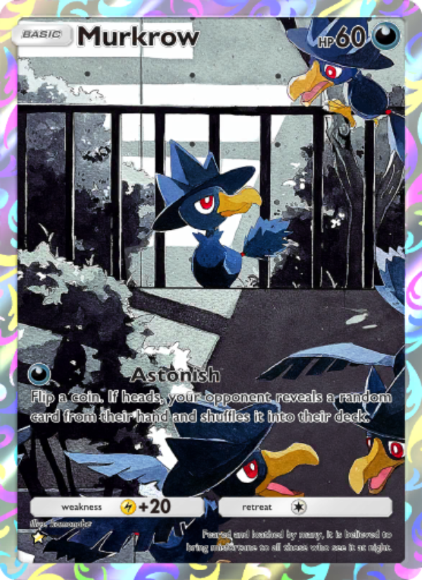 Murkrow 178/241 — Wisdom of Sea and Sky (English Pokémon TCG card)
