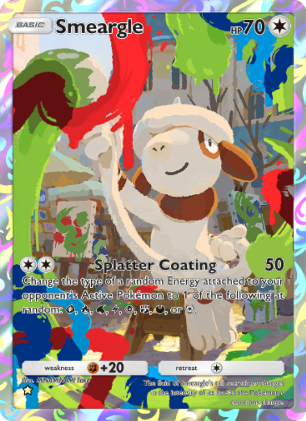Smeargle 184/241 — Wisdom of Sea and Sky (English Pokémon TCG card)