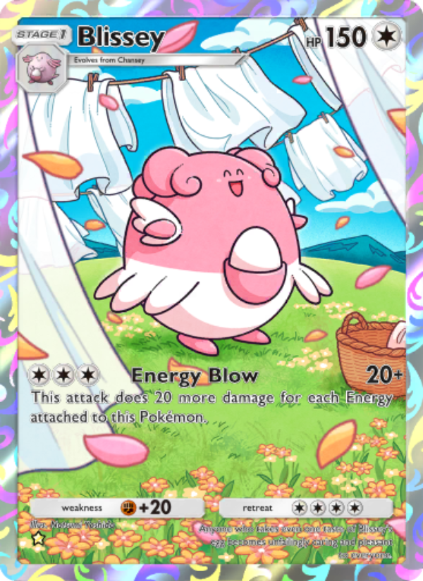 Blissey 185/241 — Wisdom of Sea and Sky (English Pokémon TCG card)