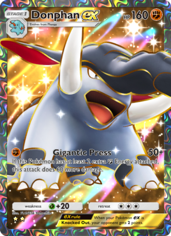 Donphan ex 191/241 — Wisdom of Sea and Sky (English Pokémon TCG card)