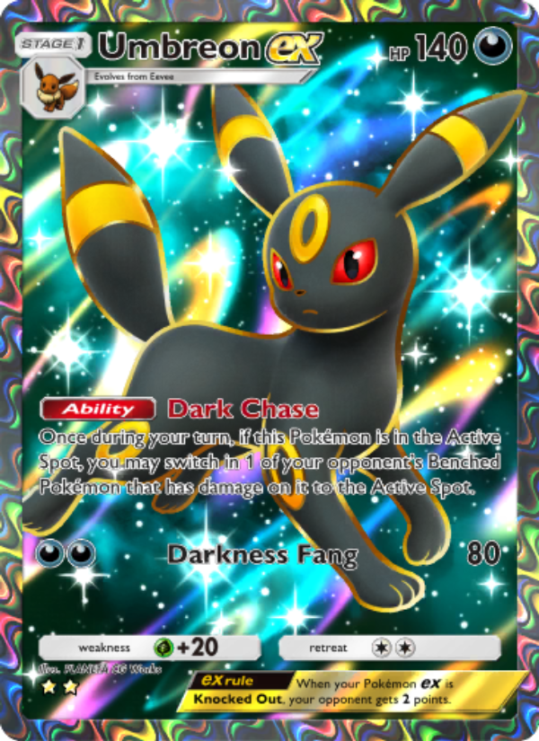 Umbreon ex 193/241 — Wisdom of Sea and Sky (English Pokémon TCG card)