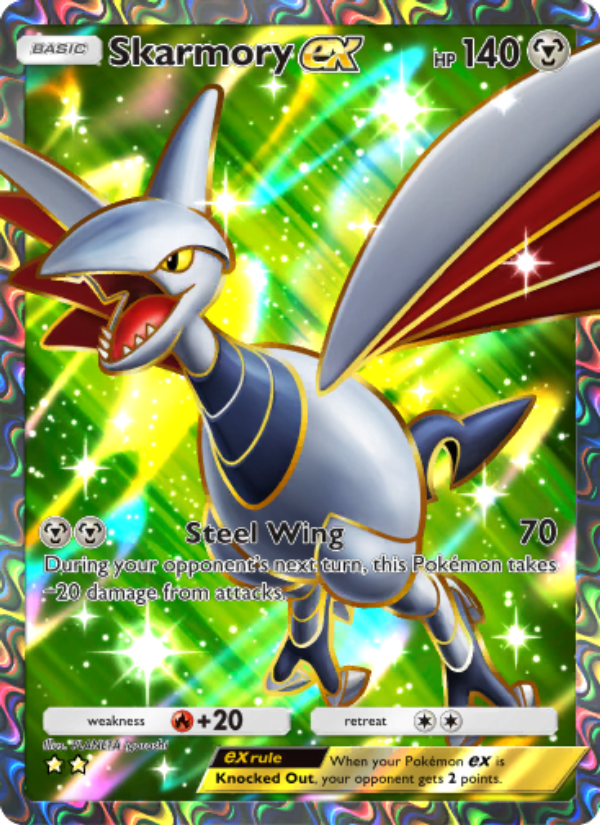 Skarmory ex 194/241 — Wisdom of Sea and Sky (English Pokémon TCG card)