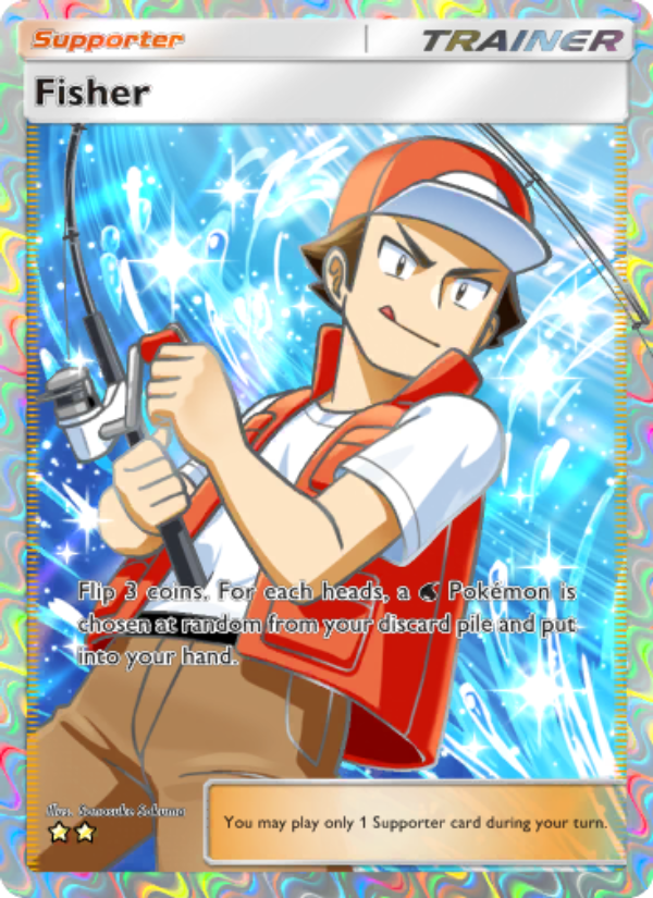 Fisher 199/241 — Wisdom of Sea and Sky (English Pokémon TCG card)