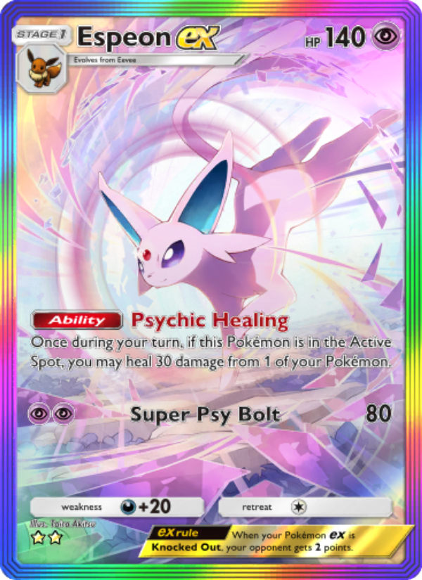 Espeon ex 205/241 — Wisdom of Sea and Sky (English Pokémon TCG card)