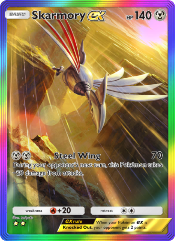 Skarmory ex 209/241 — Wisdom of Sea and Sky (English Pokémon TCG card)