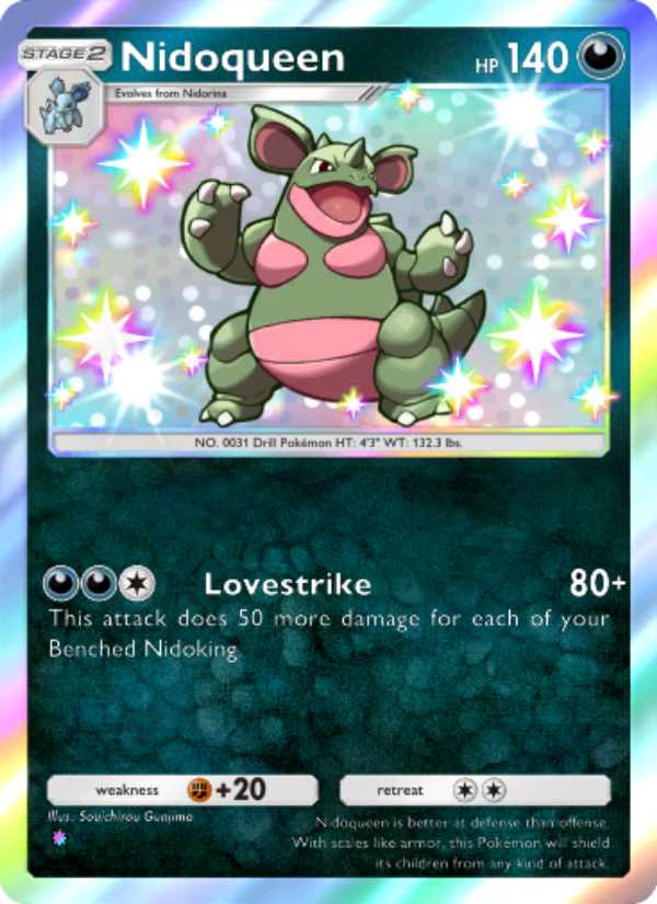 Nidoqueen 225/241 — Wisdom of Sea and Sky (English Pokémon TCG card)