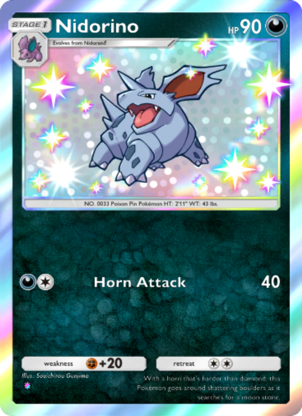 Nidorino 227/241 — Wisdom of Sea and Sky (English Pokémon TCG card)