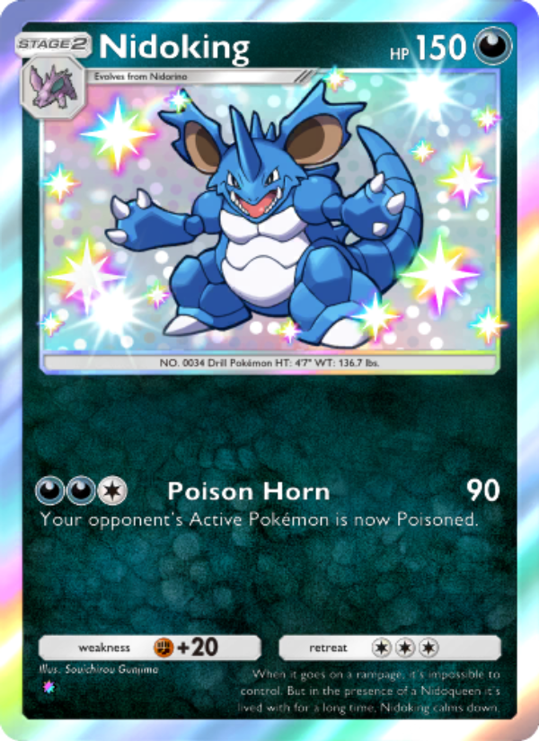 Nidoking 228/241 — Wisdom of Sea and Sky (English Pokémon TCG card)