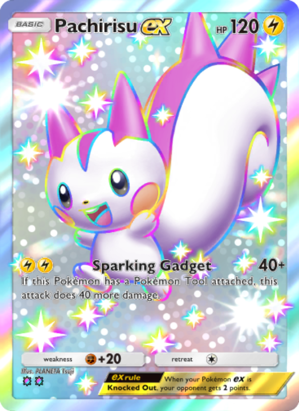 Pachirisu ex 236/241 — Wisdom of Sea and Sky (English Pokémon TCG card)