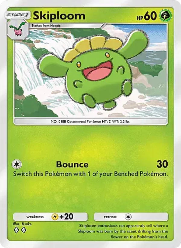 Skiploom 002/105 — Secluded Springs (English Pokémon TCG card)