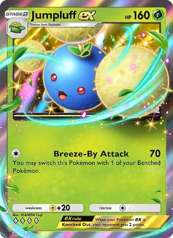 Jumpluff ex 003/105 — Secluded Springs (English Pokémon TCG card)