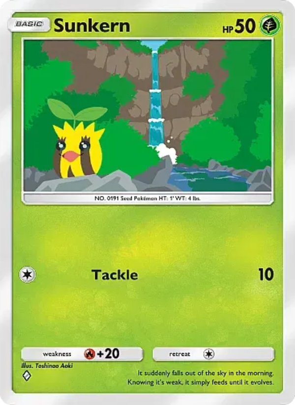 Sunkern 004/105 — Secluded Springs (English Pokémon TCG card)