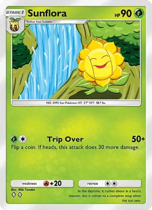 Sunflora 005/105 — Secluded Springs (English Pokémon TCG card)