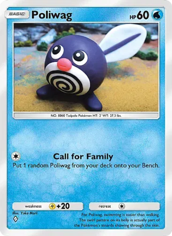 Poliwag 013/105 — Secluded Springs (English Pokémon TCG card)