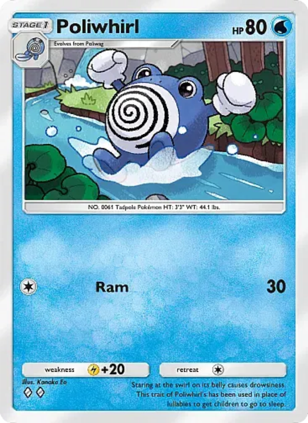 Poliwhirl 014/105 — Secluded Springs (English Pokémon TCG card)