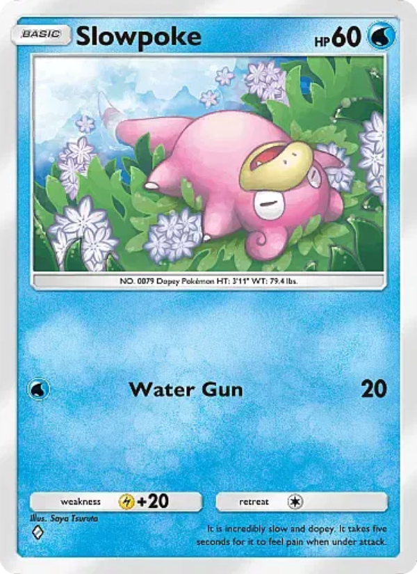 Slowpoke 017/105 — Secluded Springs (English Pokémon TCG card)