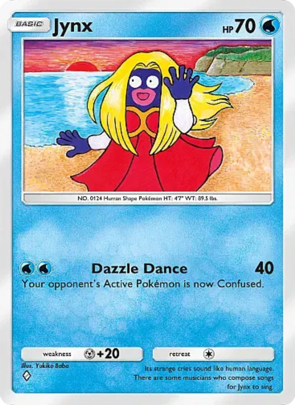 Jynx 019/105 — Secluded Springs (English Pokémon TCG card)