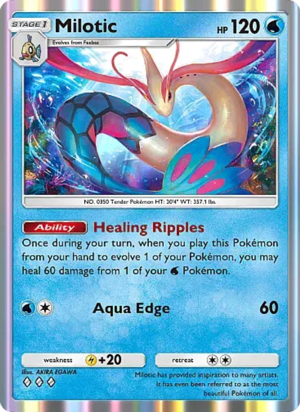 Milotic 022/105 — Secluded Springs (English Pokémon TCG card)