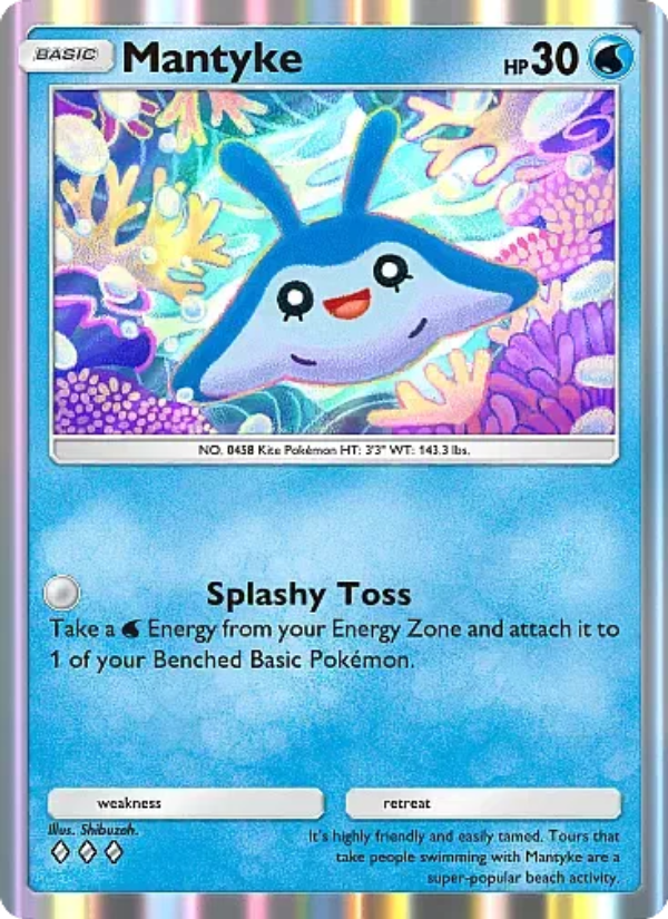 Mantyke 023/105 — Secluded Springs (English Pokémon TCG card)