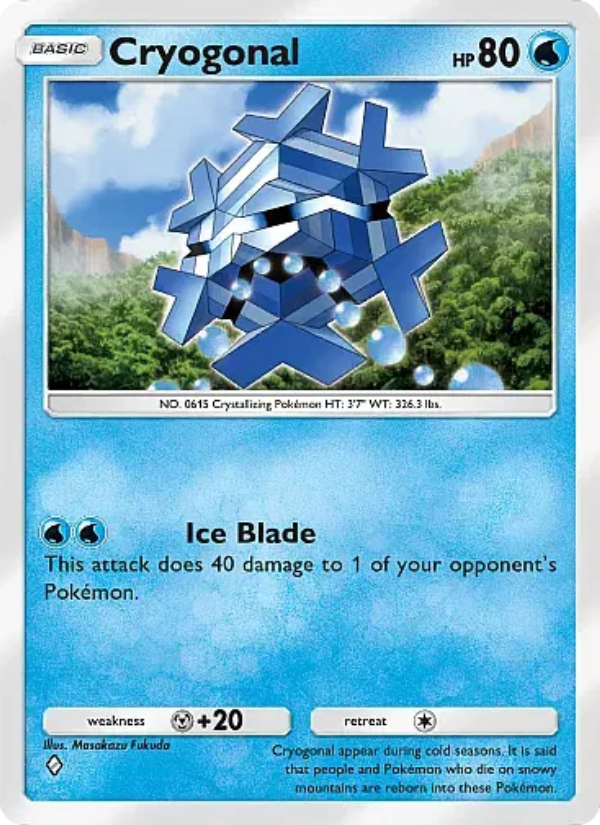 Cryogonal 024/105 — Secluded Springs (English Pokémon TCG card)