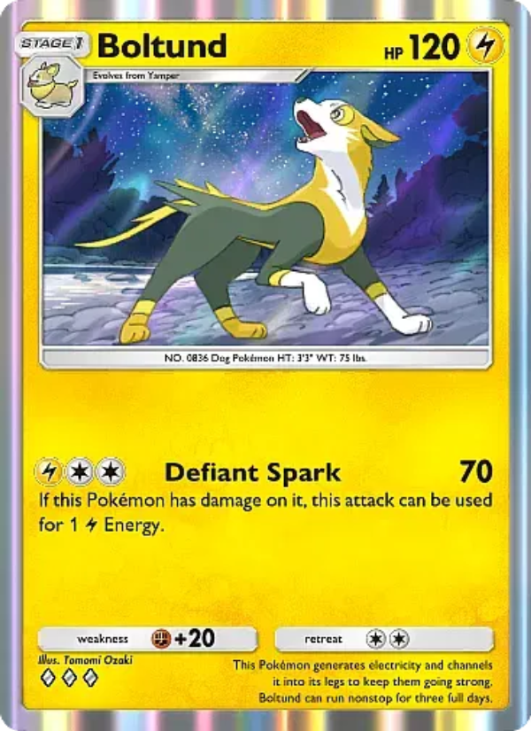 Boltund 031/105 — Secluded Springs (English Pokémon TCG card)