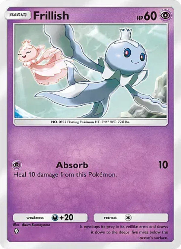 Frillish 038/105 — Secluded Springs (English Pokémon TCG card)