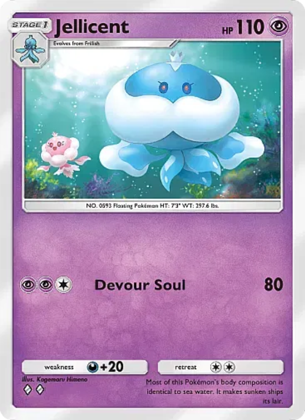 Jellicent 039/105 — Secluded Springs (English Pokémon TCG card)
